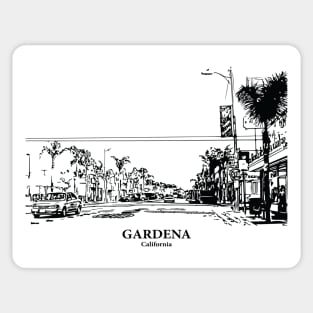 Gardena - California Sticker